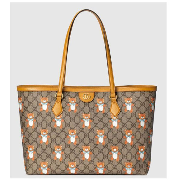 グッチ★EXO-KAI x グッチ 限定品 ベアプリント トートバッグ MD 偽物 631685 2YLAG 8695 グッチ★EXO-KAI x グッチ 限定品 ベアプリント トートバッグ MD 偽物 631685 2YLAG 8695