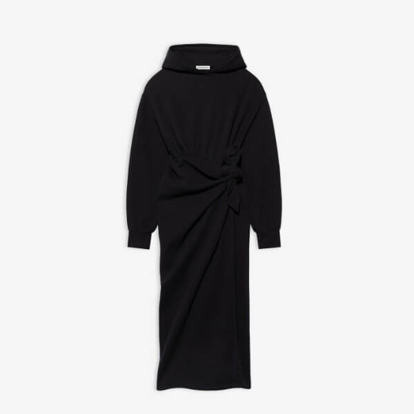 バレンシアガ◆EASYWRAP フーデッドドレス 偽物 659077TJV441000 バレンシアガ◆EASYWRAP フーデッドドレス 偽物 659077TJV441000