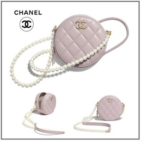 シャネル◇21ss◇パールストラップ クラッチ 偽物 Pink AP2191 シャネル◇21ss◇パールストラップ クラッチ 偽物 Pink AP2191