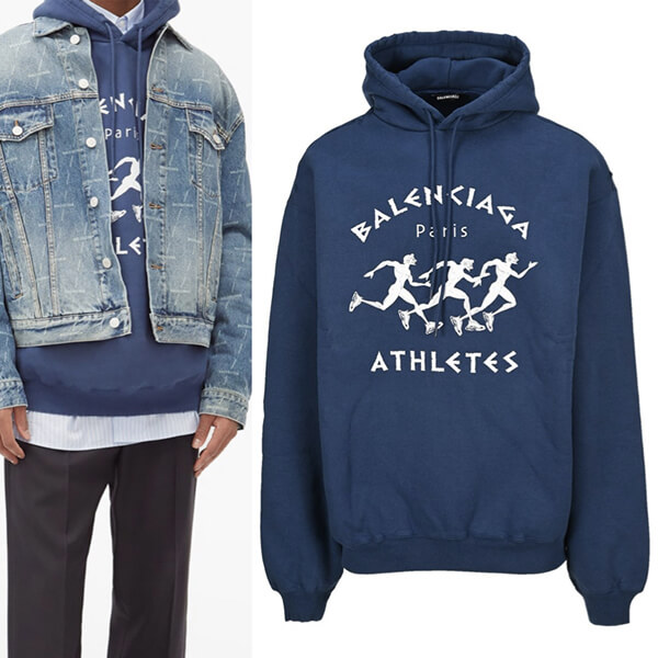 刺激的◇Marathon フーディー パーカー◇バレンシアガ 刺激的◇Marathon フーディー パーカー◇バレンシアガ