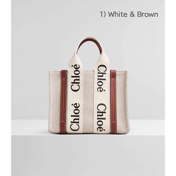 クロエ☆SMALL WOODY TOTE BAG☆スモールトートバッグ CHC21US385E6690U クロエ☆SMALL WOODY TOTE BAG☆スモールトートバッグ CHC21US385E6690U
