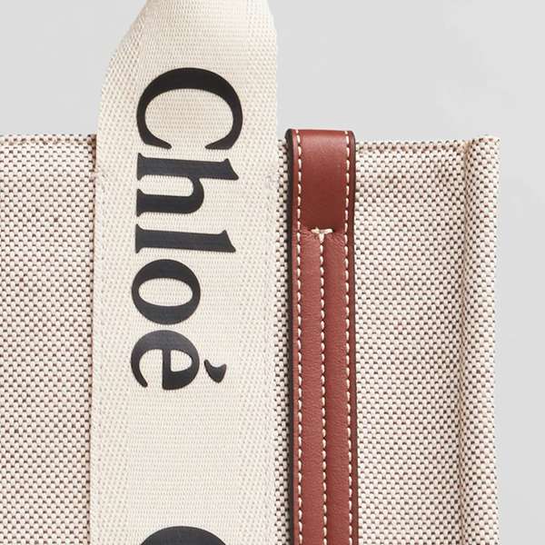 クロエ☆SMALL WOODY TOTE BAG☆スモールトートバッグ CHC21US385E6690U クロエ☆SMALL WOODY TOTE BAG☆スモールトートバッグ CHC21US385E6690U