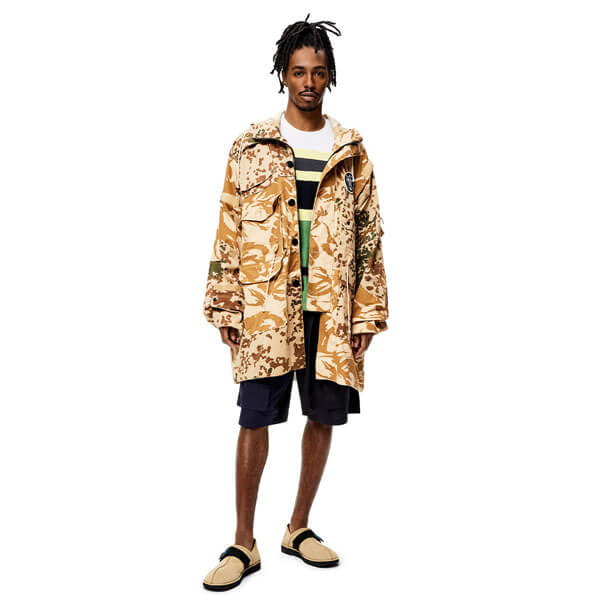 ロエベ 新作*21SS*カモフラージュ パッチワーク パーカ 偽物 H664Y02W03 ロエベ 新作*21SS*カモフラージュ パッチワーク パーカ 偽物 H664Y02W03