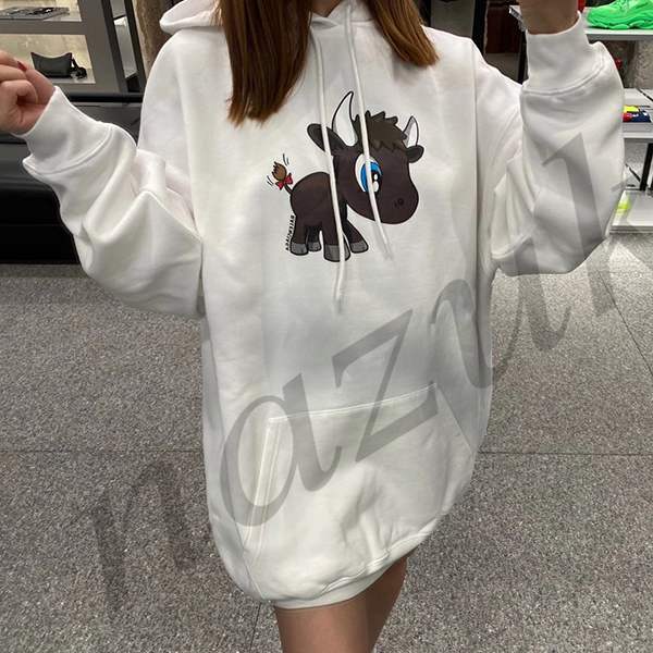 バレンシアガ#リトルOXジップ付きパーカー/フーディ 2101-164-0126NY バレンシアガ#リトルOXジップ付きパーカー/フーディ 2101-164-0126NY