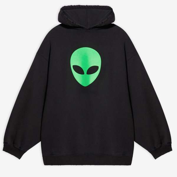 バレンシアガ】 21SS ALIEN Alien Overfit Hoodie バレンシアガ】 21SS ALIEN Alien Overfit Hoodie