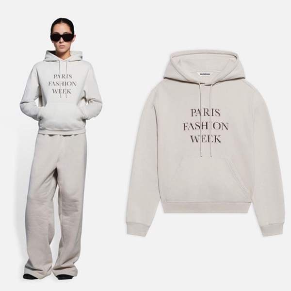 バレンシアガ ファッション ウィーク シュランク フーディー 657683TKV852984 バレンシアガ ファッション ウィーク シュランク フーディー 657683TKV852984