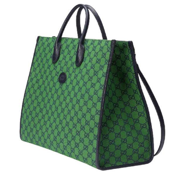 グッチ マルチカラー トートバッグ グリーン レザー 偽物 659980 2UZAN 3368 グッチ マルチカラー トートバッグ グリーン レザー 偽物 659980 2UZAN 3368