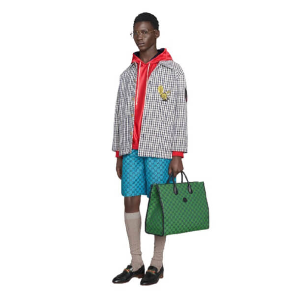 グッチ マルチカラー トートバッグ グリーン レザー 偽物 659980 2UZAN 3368 グッチ マルチカラー トートバッグ グリーン レザー 偽物 659980 2UZAN 3368