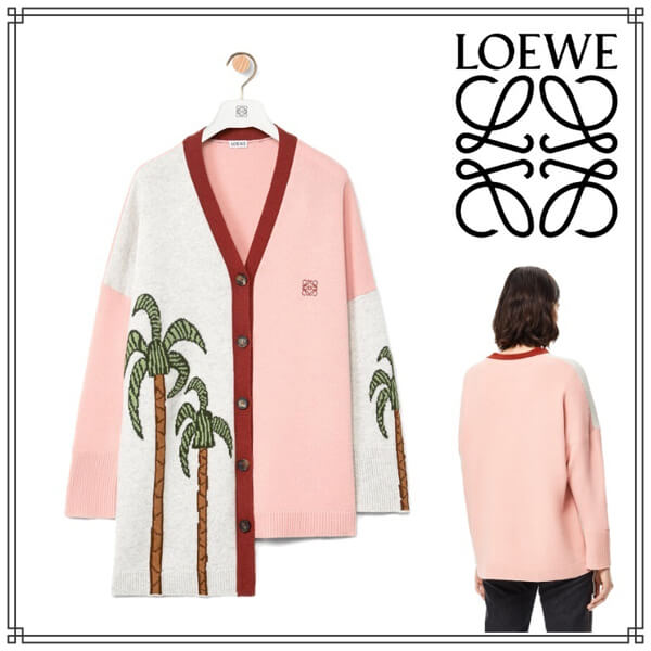 ロエベ★ラ・パルム インタルシア アシンメトリー カーディガン★S897Y16K01 ロエベ★ラ・パルム インタルシア アシンメトリー カーディガン★S897Y16K01