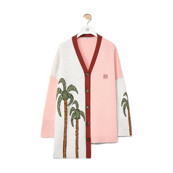 ロエベ★ラ・パルム インタルシア アシンメトリー カーディガン★S897Y16K01 ロエベ★ラ・パルム インタルシア アシンメトリー カーディガン★S897Y16K01