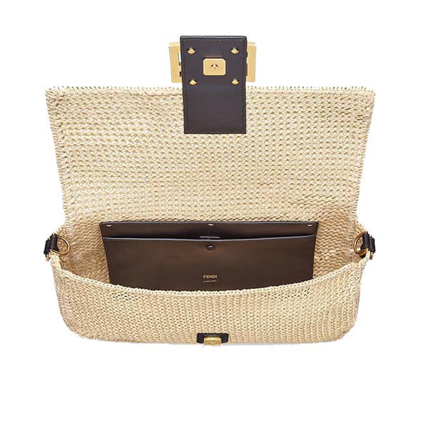 フェンディ*フェンディ*ラージ バゲット ラフィア ストローバッグ 8BR771AC02F0VPH フェンディ*フェンディ*ラージ バゲット ラフィア ストローバッグ 8BR771AC02F0VPH