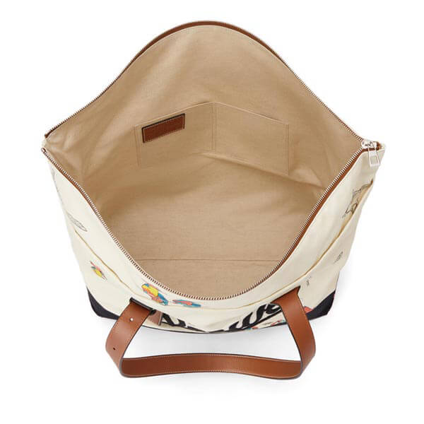 新作★ロエベ★ジップトート/パロット/プリントキャンバス 偽物カーフ B887J09X03 新作★ロエベ★ジップトート/パロット/プリントキャンバス 偽物カーフ B887J09X03