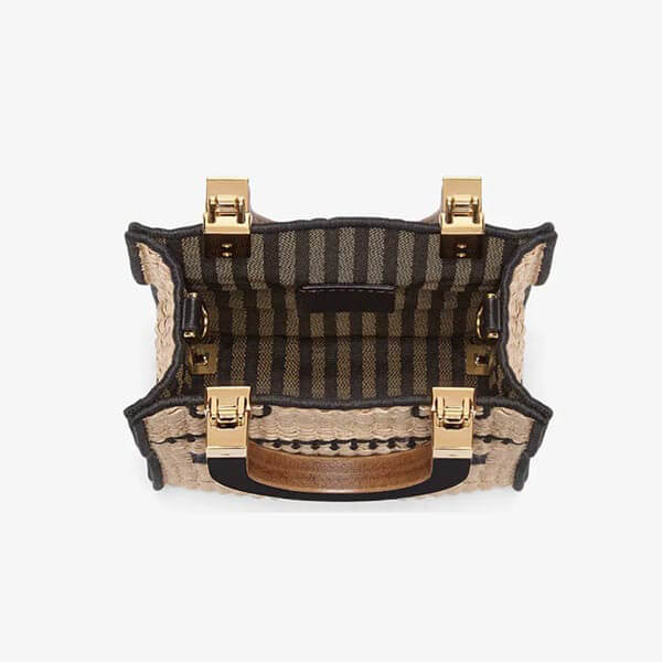 【フェンディ】ミニショッパーバッグ ラフィア偽物 2色 21SS 8BS051AFQPF0VPJ 【フェンディ】ミニショッパーバッグ ラフィア偽物 2色 21SS 8BS051AFQPF0VPJ