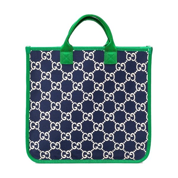 大人もOKグッチキッズコピー GG コットンピケ トートバッグ 605831H0GA0 4974 大人もOKグッチキッズコピー GG コットンピケ トートバッグ 605831H0GA0 4974