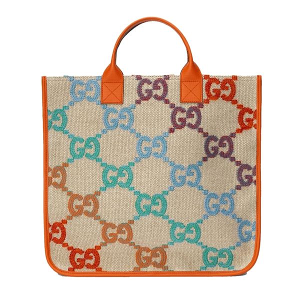 大人もOK*グッチ*グッチキッズ*GG サイケデリック偽物リネントート 550763 2KMA0 8485 大人もOK*グッチ*グッチキッズ*GG サイケデリック偽物リネントート 550763 2KMA0 8485