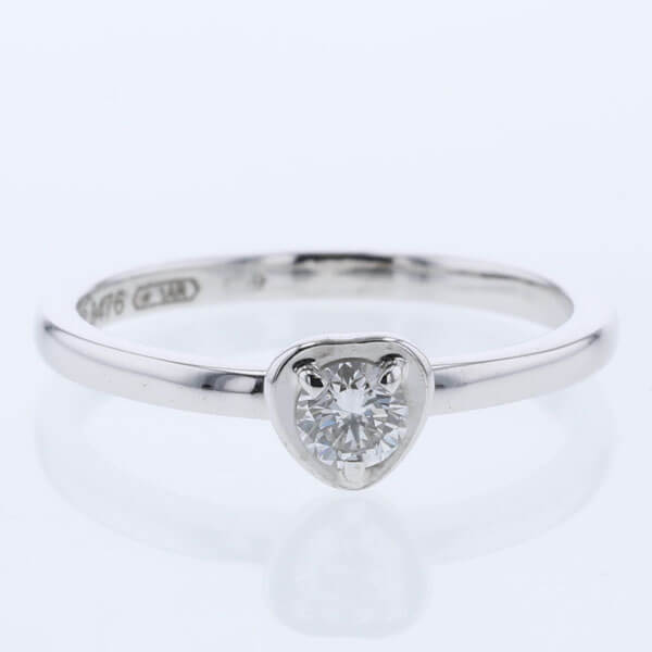 カルティエ Diamond in Heart K18PG 偽物リング カルティエ Diamond in Heart K18PG 偽物リング