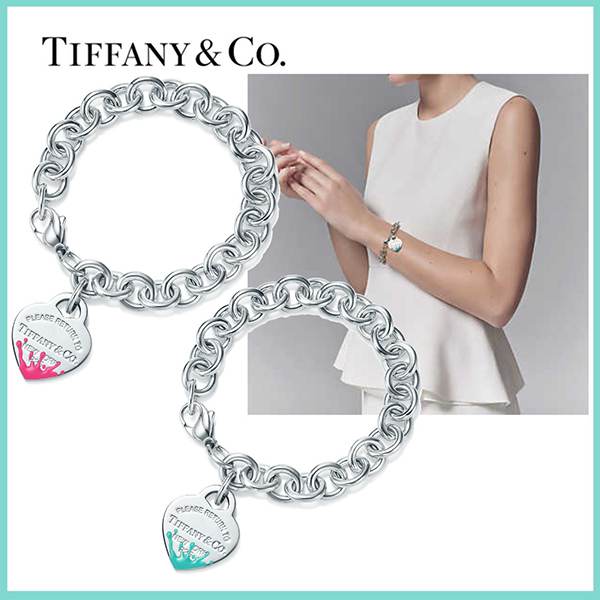 Tiffany&amp;Co スプラッシュ ハートコピー タグ ブレスレット 61523049
