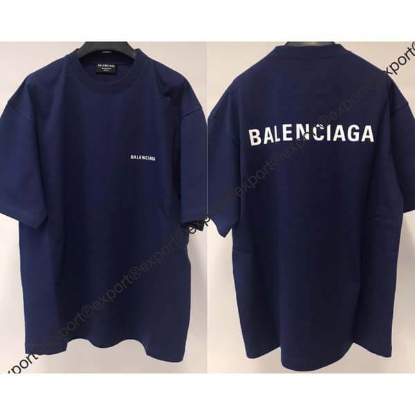 バレンシアガ メンズ背中ロゴミディアムフィットTシャツ偽物各色612965TIVG バレンシアガ メンズ背中ロゴミディアムフィットTシャツ偽物各色612965TIVG