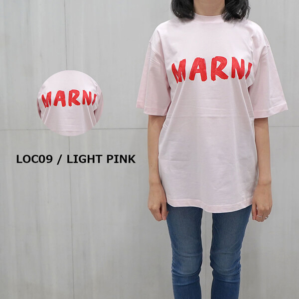 マルニ ロゴ Tシャツ 偽物【THJET49EPHU23:210602002】