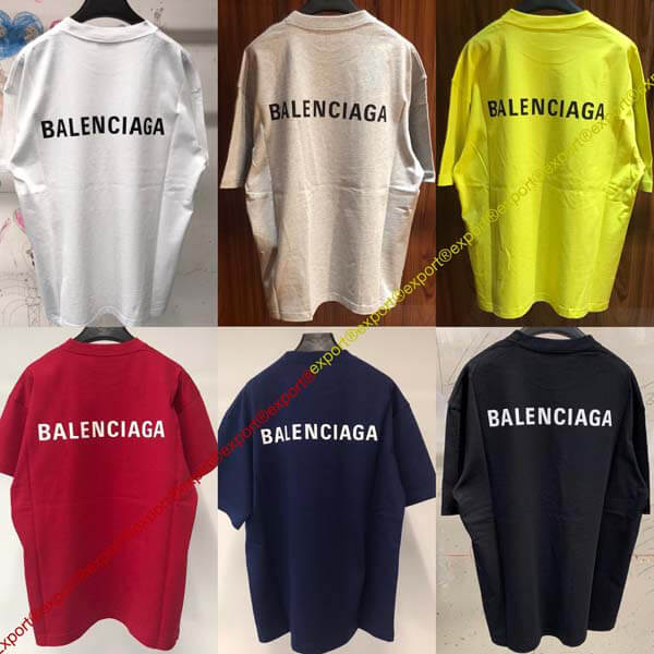バレンシアガ メンズ背中ロゴミディアムフィットTシャツ偽物各色612965TIVG バレンシアガ メンズ背中ロゴミディアムフィットTシャツ偽物各色612965TIVG