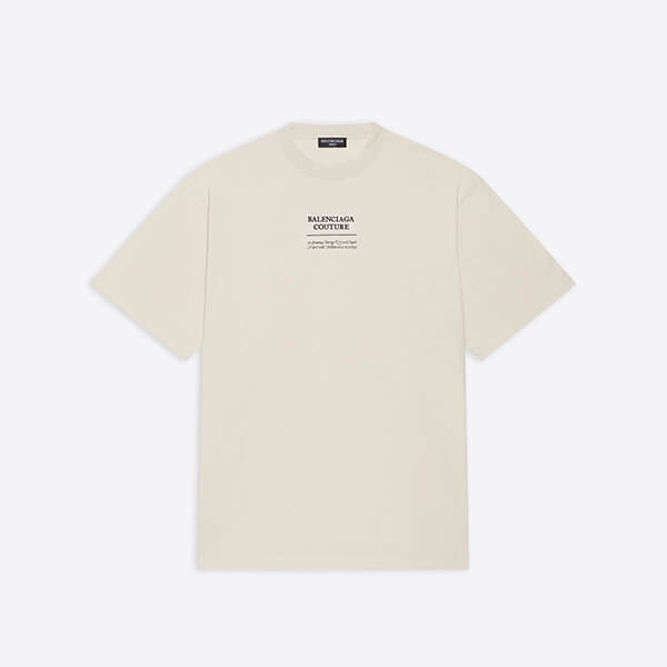 バレンシアガ メンズクチュールボクシーTシャツコピー 651795TJV901070 バレンシアガ メンズクチュールボクシーTシャツコピー 651795TJV901070