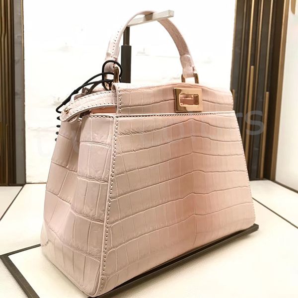 フェンディ PEEKABOO クロコダイルレザー ハンドバッグ コピー*ピンク8BN244A9XQF1996 フェンディ PEEKABOO クロコダイルレザー ハンドバッグ コピー*ピンク8BN244A9XQF1996