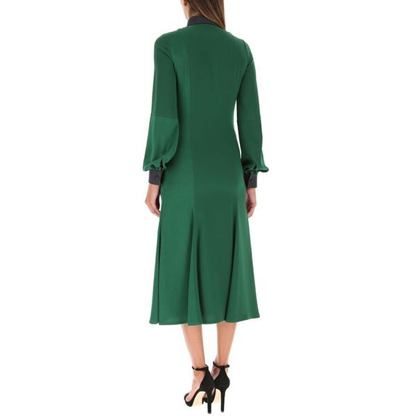 ロエベ★ポロ カラー ミディ ドレス偽物 ( サテン バック クレープ)S540335XD9 ロエベ★ポロ カラー ミディ ドレス偽物 ( サテン バック クレープ)S540335XD9