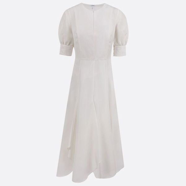 ロエベ リネン&シルクミディドレス偽物☆S540Y09X922100 ロエベ リネン&シルクミディドレス偽物☆S540Y09X922100