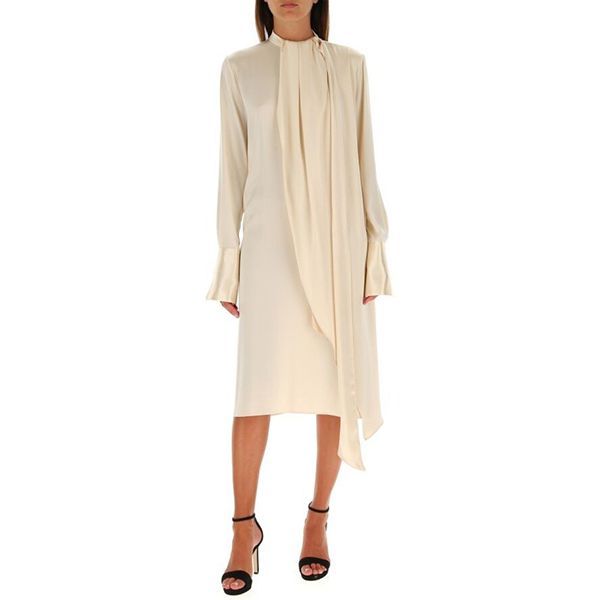 ロエベ ラヴァリエール ミディ ドレス サテン偽物 S359335XBR ロエベ ラヴァリエール ミディ ドレス サテン偽物 S359335XBR