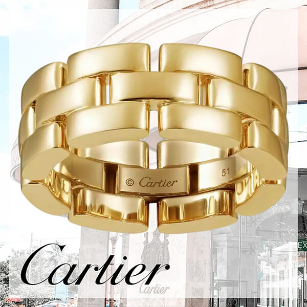 大人気★即納【カルティエ】マイヨン パンテールコピーリング 18K 金B4230600 大人気★即納【カルティエ】マイヨン パンテールコピーリング 18K 金B4230600