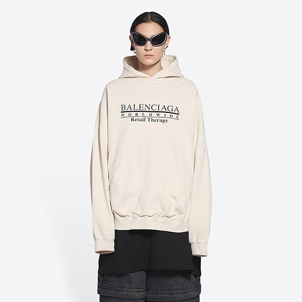 完売必至!【バレンシアガ パーカー コピー】リテイル セラピー ワイド フィット★白★675003TLVA99054 完売必至!【バレンシアガ パーカー コピー】リテイル セラピー ワイド フィット★白★675003TLVA99054