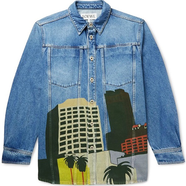 ロエベ スーパーコピー☆ケンプライスLAシリーズプリントデニムジャケット ロエベ スーパーコピー☆ケンプライスLAシリーズプリントデニムジャケット
