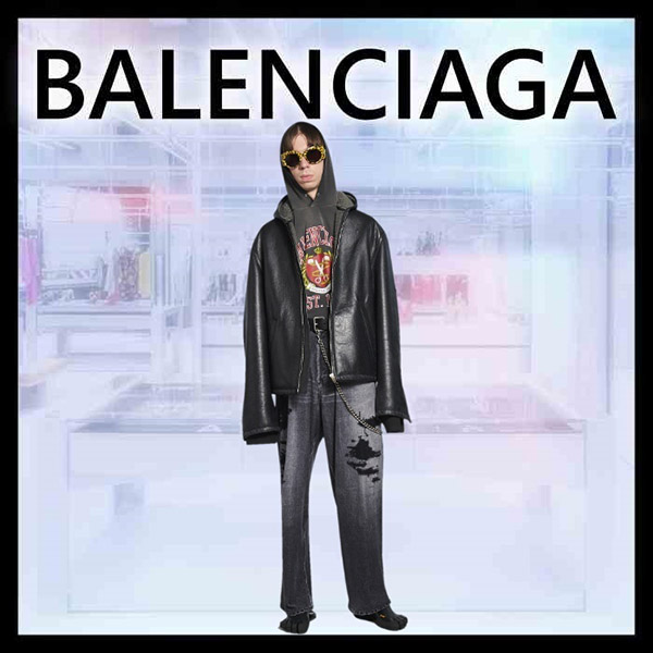 バレンシアガ レザージャケット コピー✦レザーアウタージャケット 黒 674316TLS071269 バレンシアガ レザージャケット コピー✦レザーアウタージャケット 黒 674316TLS071269