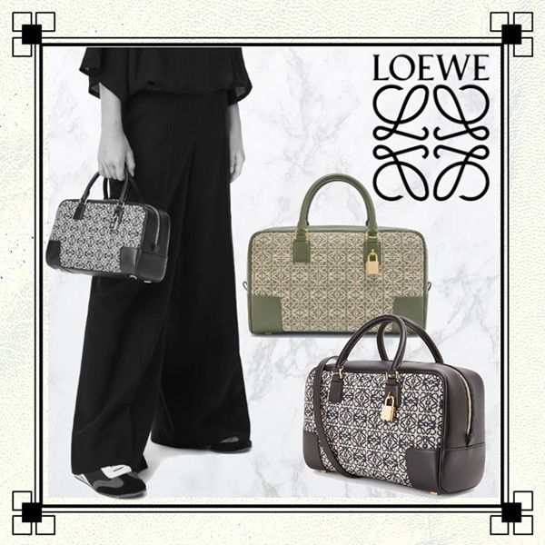 国内即発 ロエベ ハンドバッグ 偽物☆アマソナ28バッグ アナグラムジャガードカーフ A039N08X02 国内即発 ロエベ ハンドバッグ 偽物☆アマソナ28バッグ アナグラムジャガードカーフ A039N08X02