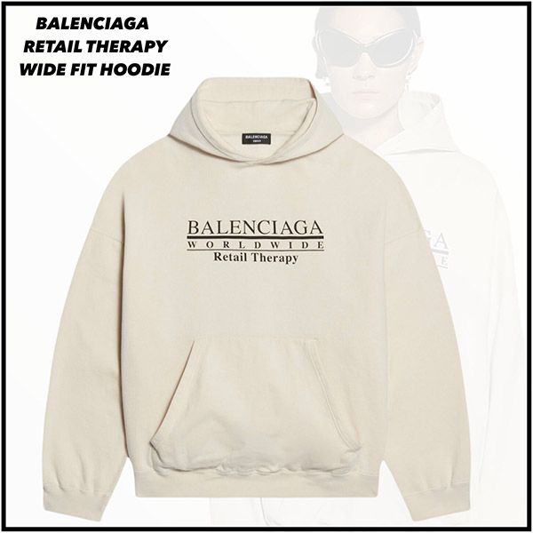 完売必至!【バレンシアガ パーカー コピー】リテイル セラピー ワイド フィット★白★675003TLVA99054 完売必至!【バレンシアガ パーカー コピー】リテイル セラピー ワイド フィット★白★675003TLVA99054