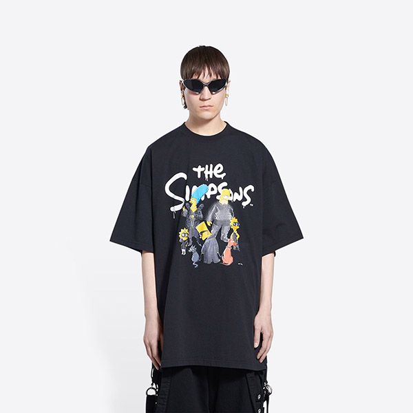 バレンシアガ ザシンプソンズ コラボ Tシャツ 偽物 676589TLVG77200 バレンシアガ ザシンプソンズ コラボ Tシャツ 偽物 676589TLVG77200