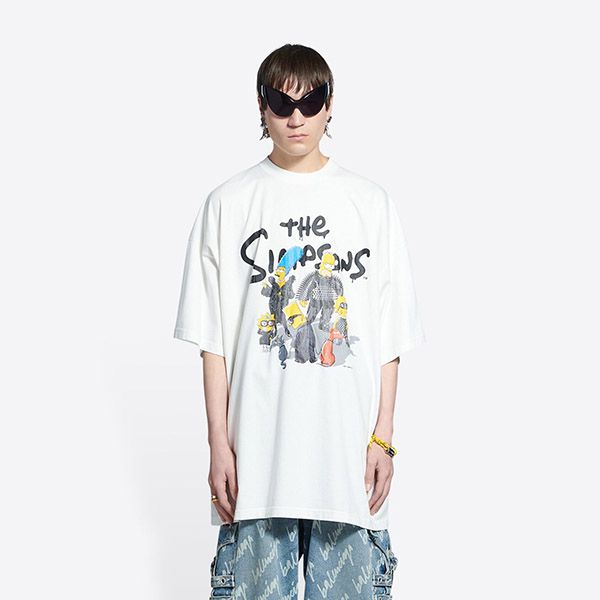 バレンシアガ ザシンプソンズ コラボ Tシャツ 偽物 676589TLVG77200 バレンシアガ ザシンプソンズ コラボ Tシャツ 偽物 676589TLVG77200