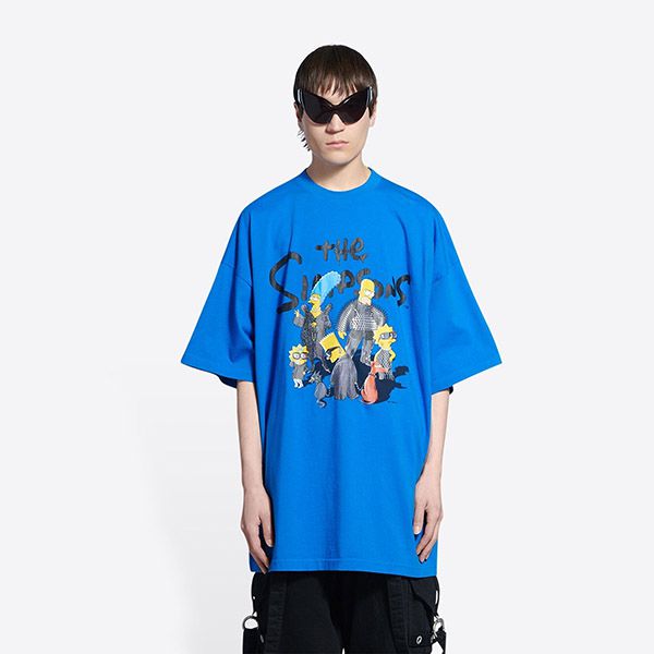 バレンシアガ ザシンプソンズ コラボ Tシャツ 偽物 676589TLVG77200 バレンシアガ ザシンプソンズ コラボ Tシャツ 偽物 676589TLVG77200