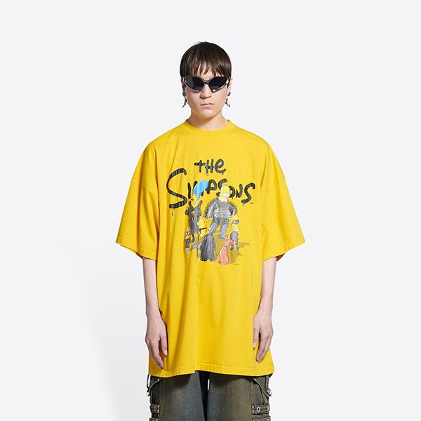 バレンシアガ ザシンプソンズ コラボ Tシャツ 偽物 676589TLVG77200 バレンシアガ ザシンプソンズ コラボ Tシャツ 偽物 676589TLVG77200