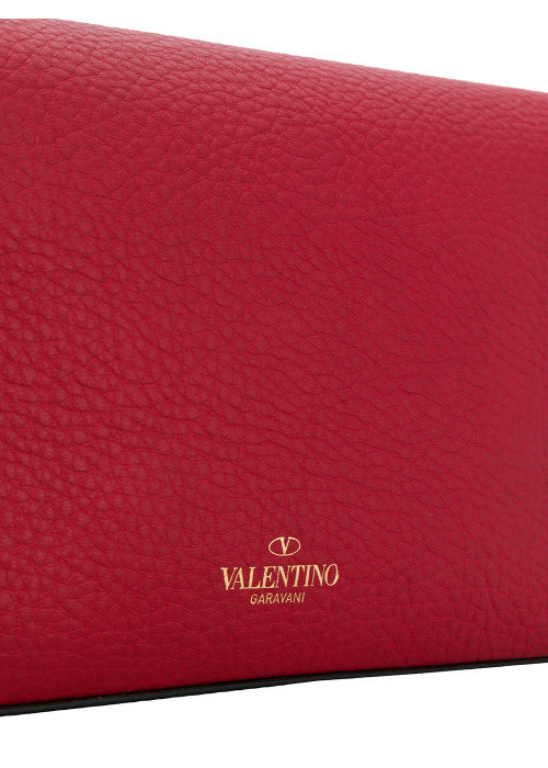 VALENTINO Rockstud スモールショルダー レッド ヴァレンティノ バッグ スタッズ コピー
