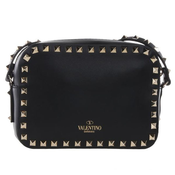 VALENTINO ロックスタッズ クロスボディ ショルダーバッグ ポシェット ヴァレンティノ バッグ スタッズ コピー