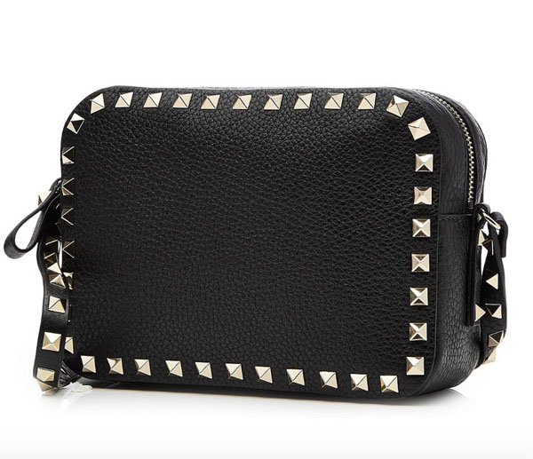 VALENTINO ロックスタッズ クロスボディ ショルダーバッグ ポシェット ヴァレンティノ バッグ スタッズ コピー