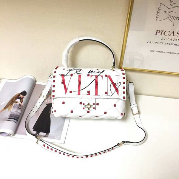 ヴァレンティノスーパーコピー 2018-19AW新作 Valentino キャンディスタッズハンドバッグ